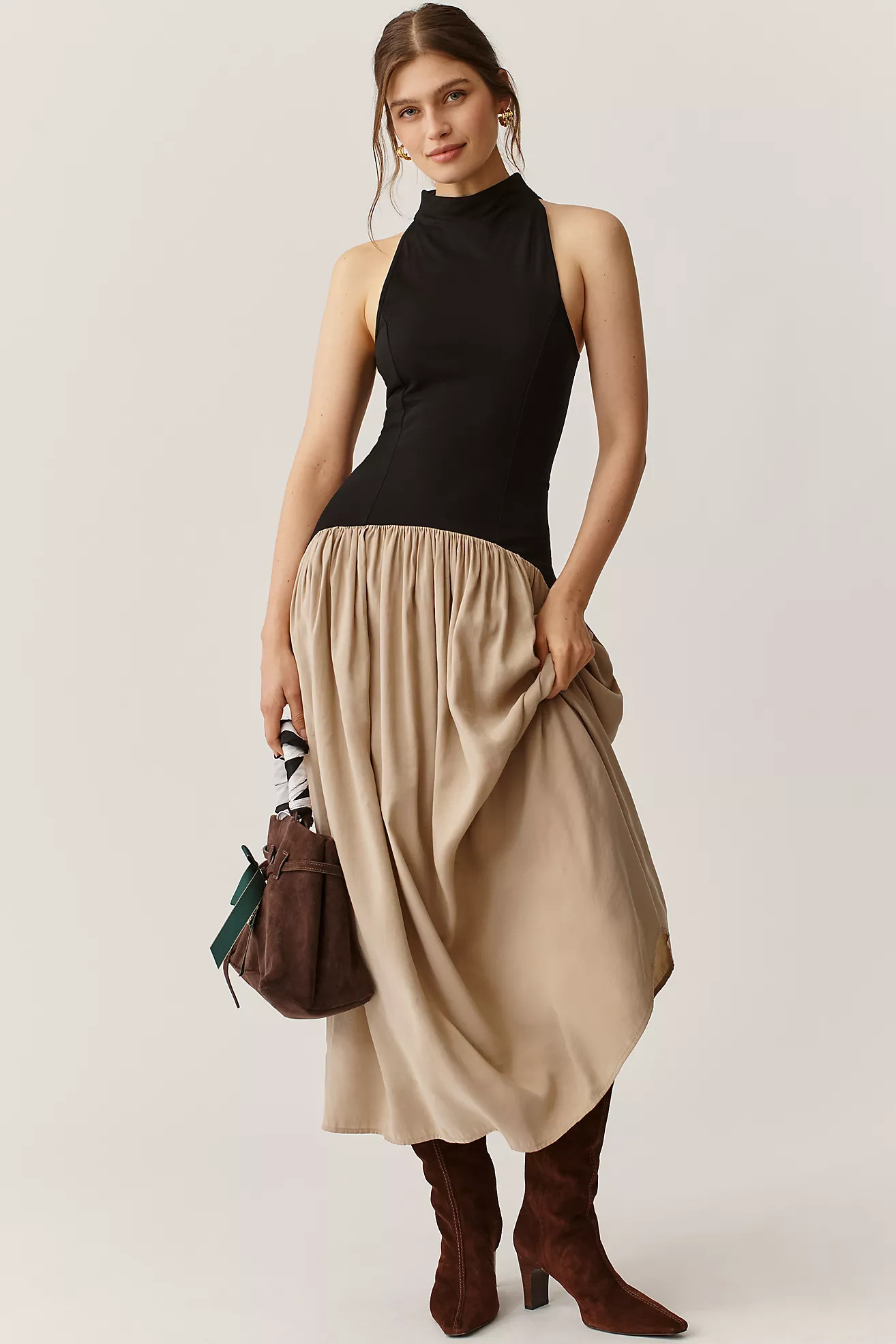 The Mariana Drop-Waist Maxi Dress by Maeve | Anthropologie (US)