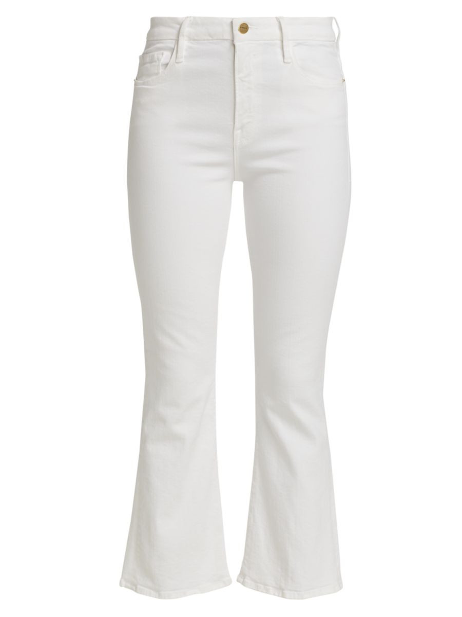 Le Crop Stretch Mini Boot-Cut Jeans | Saks Fifth Avenue
