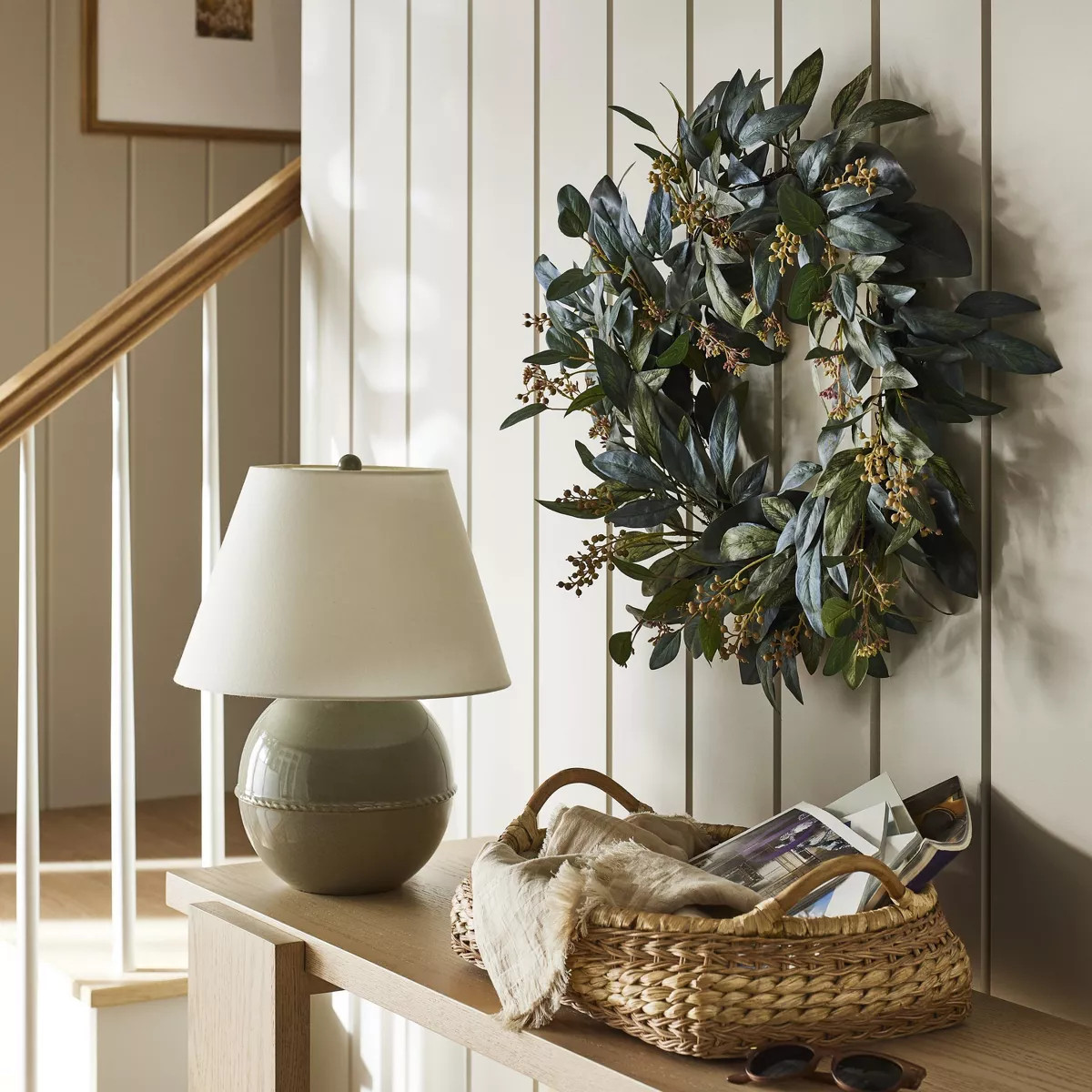 Oval Rim Woven Tray - Threshold™ designed with Studio McGee | Target