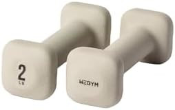 WeGym SafeGrip Square Dumbbells with Anti Slip Handles, Aesthetic Free Weights for Home Workouts,... | Amazon (US)