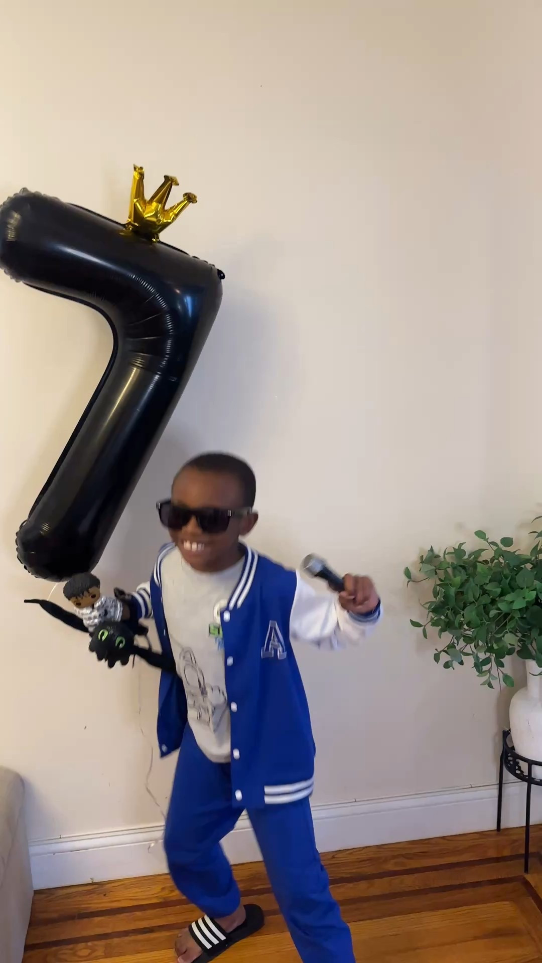 The happiest 7year old! Needed a quick bday outfit and Amazon saved me! #amazonfinds #youngboysoutfit