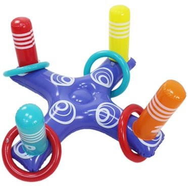 Ixir Inflatable Ring Toss Pool Game Toys Floating Swimming 4 Pcs Adult for Multiplayer Kid Multic... | Walmart (US)