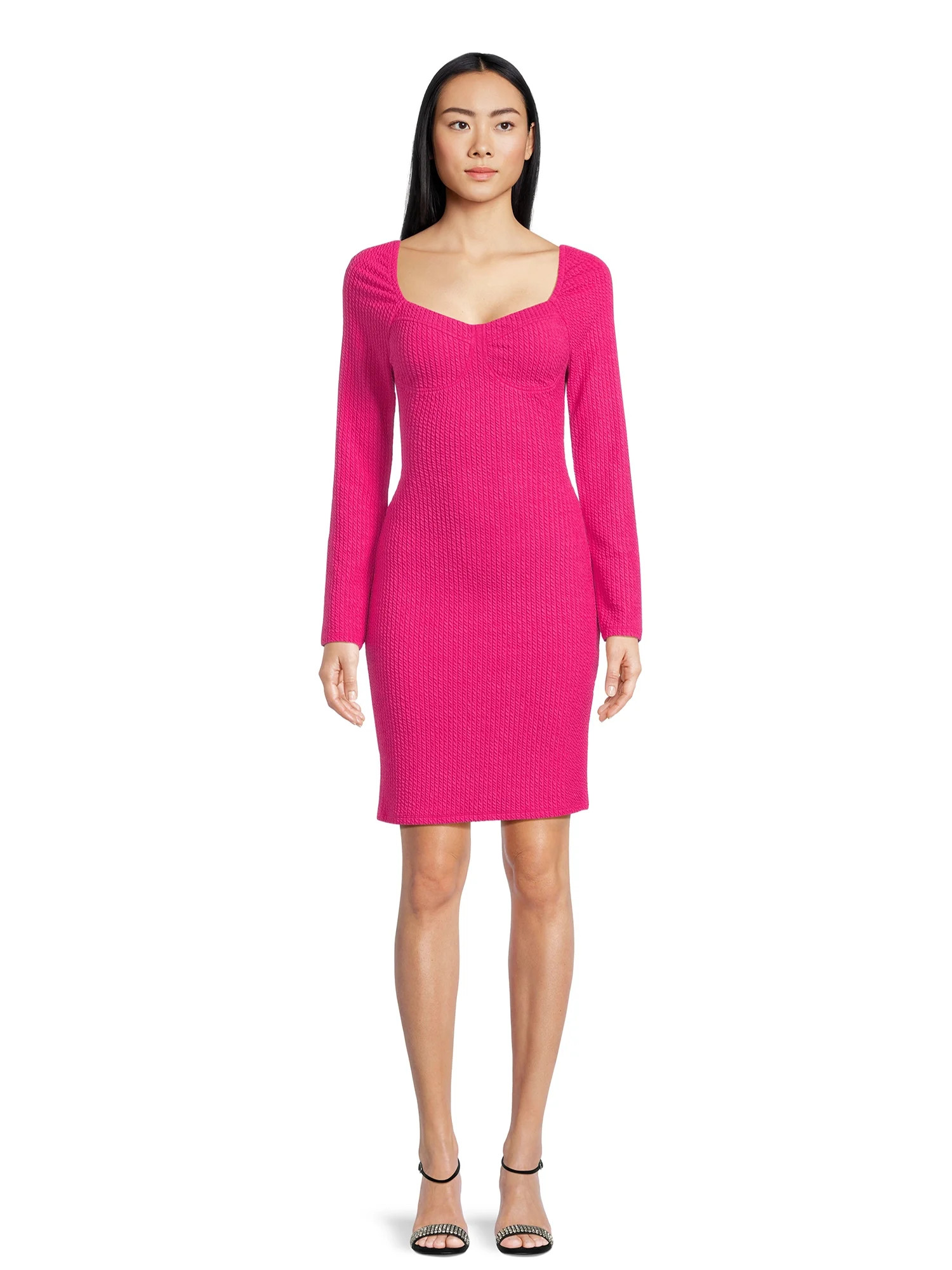 Madden NYC Women’s Textured Dress, Sizes XS-3XL | Walmart (US)