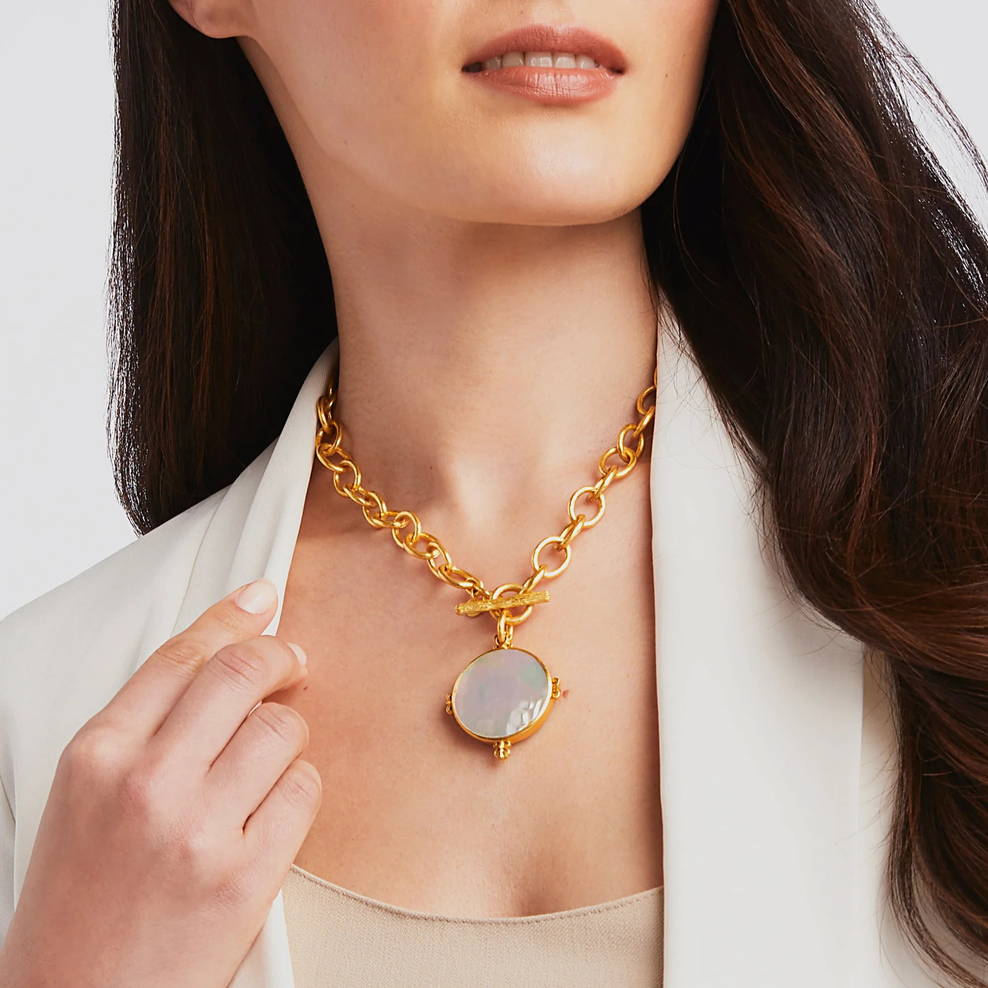 Meridian Gold Statement Necklace | Julie Vos | Julie Vos