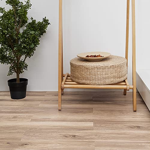 CO-Z Peel and Stick Floor Tile, Self Adhesive Vinyl Flooring 36x6 Inch, Waterproof Vinyl Tiles Re... | Amazon (US)