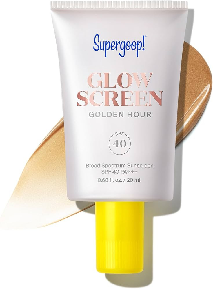 Supergoop! Glowscreen SPF 40, Golden Hour (Bronze Glow) - 0.68 fl oz - Glowy Primer + Broad Spect... | Amazon (US)
