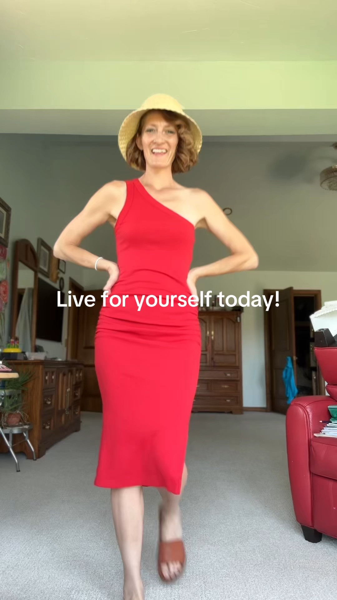 Maybe the best kind of freedom is the freedom to choose yourself. 🇺🇸✨ Today’s look is a reminder to wear what you love and lean into your own style. I’m wearing a ruched one-shoulder knit dress from Michael Stars, paired with my favorite @beek sandals and a bow-accent bucket hat from San Diego Hat Company. Equal parts comfortable, feminine, and effortlessly chic for a summer holiday weekend. ❤️🤍💙

Sizing: Wearing my typical size in the dress and sandals.

#LTKStyle #SummerStyle #FourthOfJulyOutfit #MichaelStars #BeekSandals #BucketHat #ResortStyle #VacationStyle #FashionOver40 #OOTD #SummerFashion #PersonalStyle

#LTKootd #LTKOver40 #LTKSeasonal