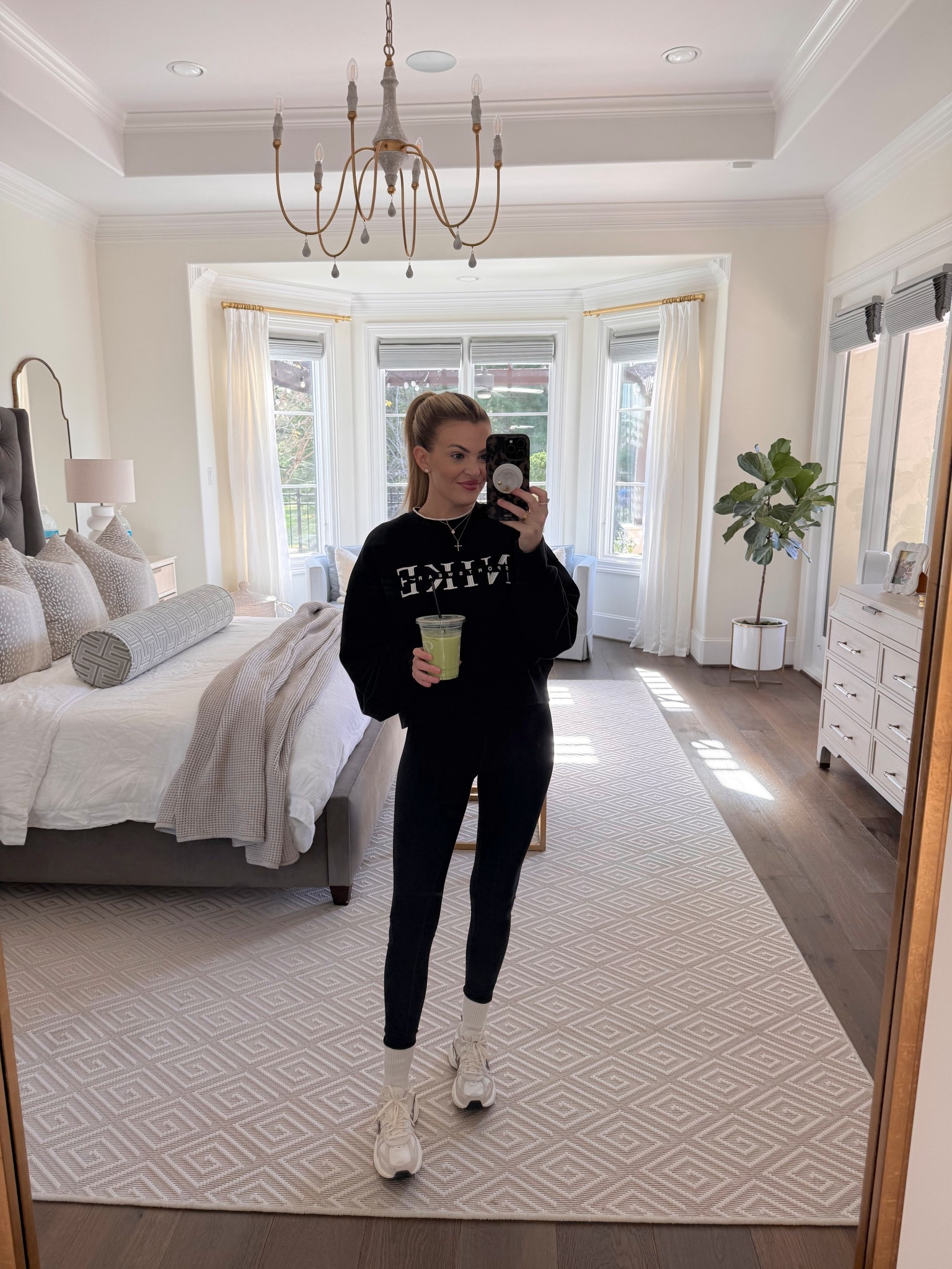 today’s mom fit of the day 🖤 

ootd, nike, black leggings, athleisure, work out clothes, tennis shoes, white socks, mom outfit 

#LTKfitnessgoals #LTKActive #LTKdayinmylife