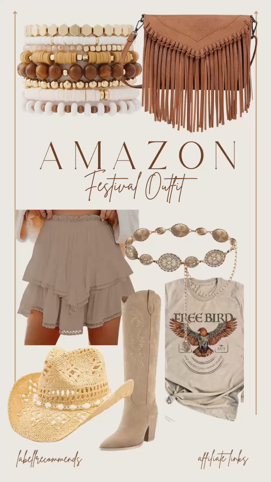 Summer festival season is HERE — and this outfit checks every box. I’m obsessed with this breezy festival look: a flowy boho skirt, cowboy boots you can actually dance in, and lightweight layers perfect for warm weather. Whether you’re headed to a music festival, outdoor concert, or summer event, this is the effortless summer style you’ve been searching for. Easy to dress up or down, packaged in a chic women’s festival outfit that doesn’t sacrifice comfort for cute. 

Festival looks, boho outfit, country concert outfit, boho skirt, cowboy hat, cowboy boots

#LTKFestival #LTKSeasonal