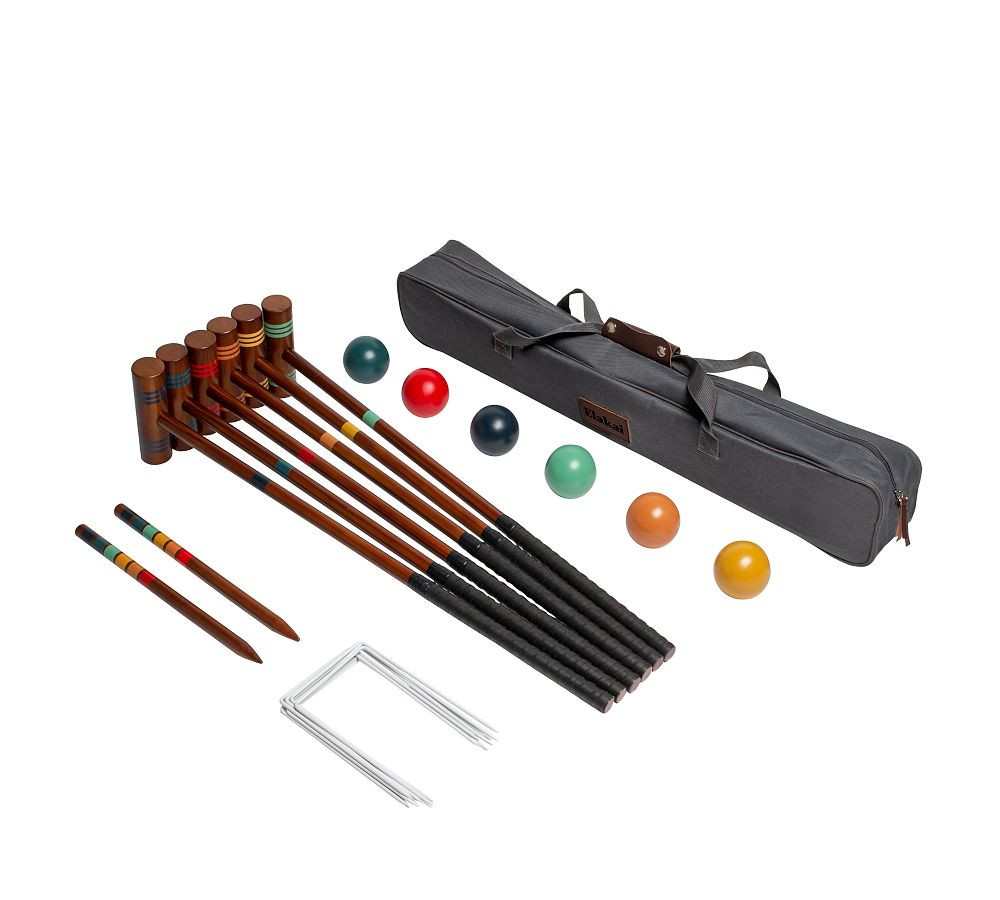 Wood Lawn Croquet Set | Pottery Barn (US)