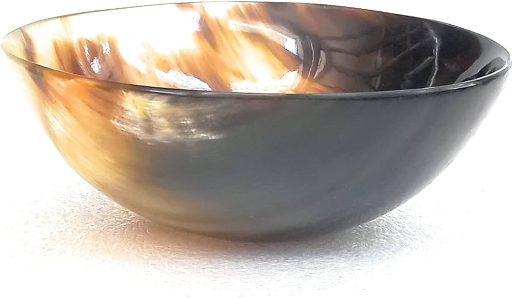 ALADEAN Real Horn Shaving Bowl for Men - Natural Horn Beard Shaving Accessories for Personal Parl... | Amazon (US)