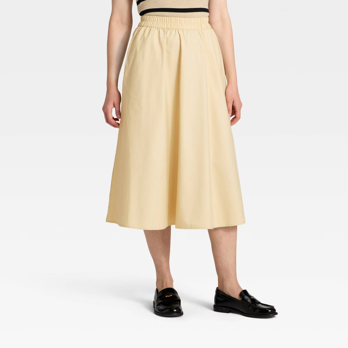 Women's Midi Skirt - A New Day™ Cream | Target