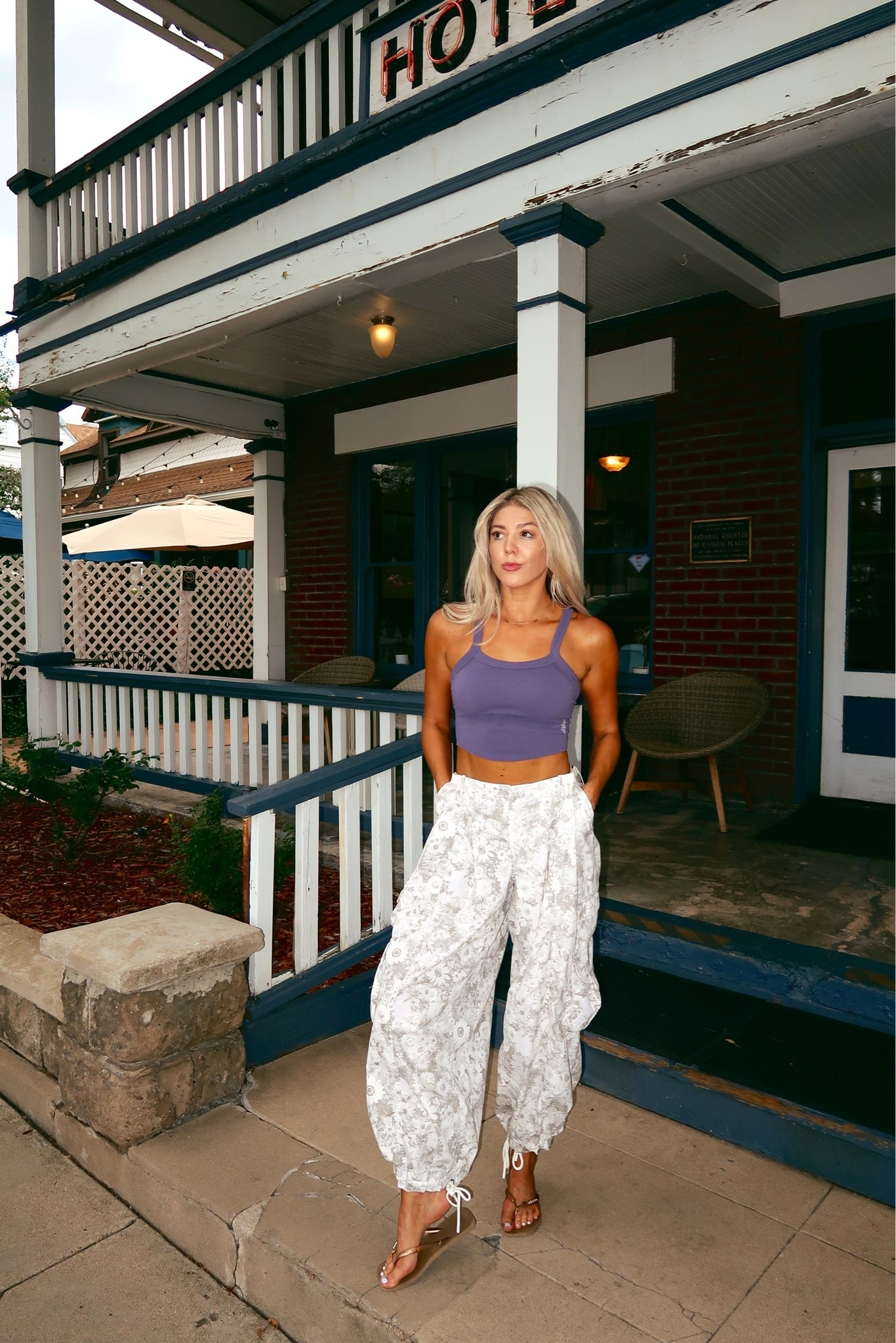 Loving this Free People fit - perfect for a hot summer mom life day! These high waisted parachute pants are a mom MUST. And with the heat - a cropped tank and flip flops

#LTKgrwm #LTKootd #LTKmomlife
