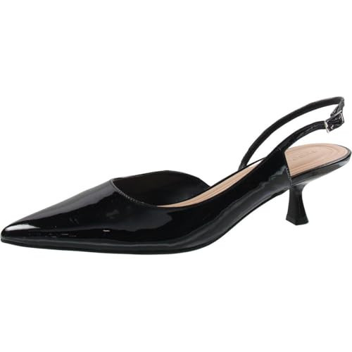 BCBGeneration Kittie Kitten Heel Slingback, Black Patent | Amazon (US)