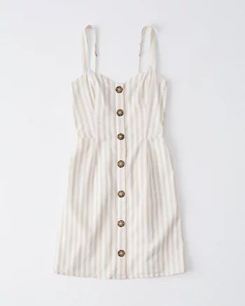 Button-Up Cami Dress | Abercrombie & Fitch US & UK