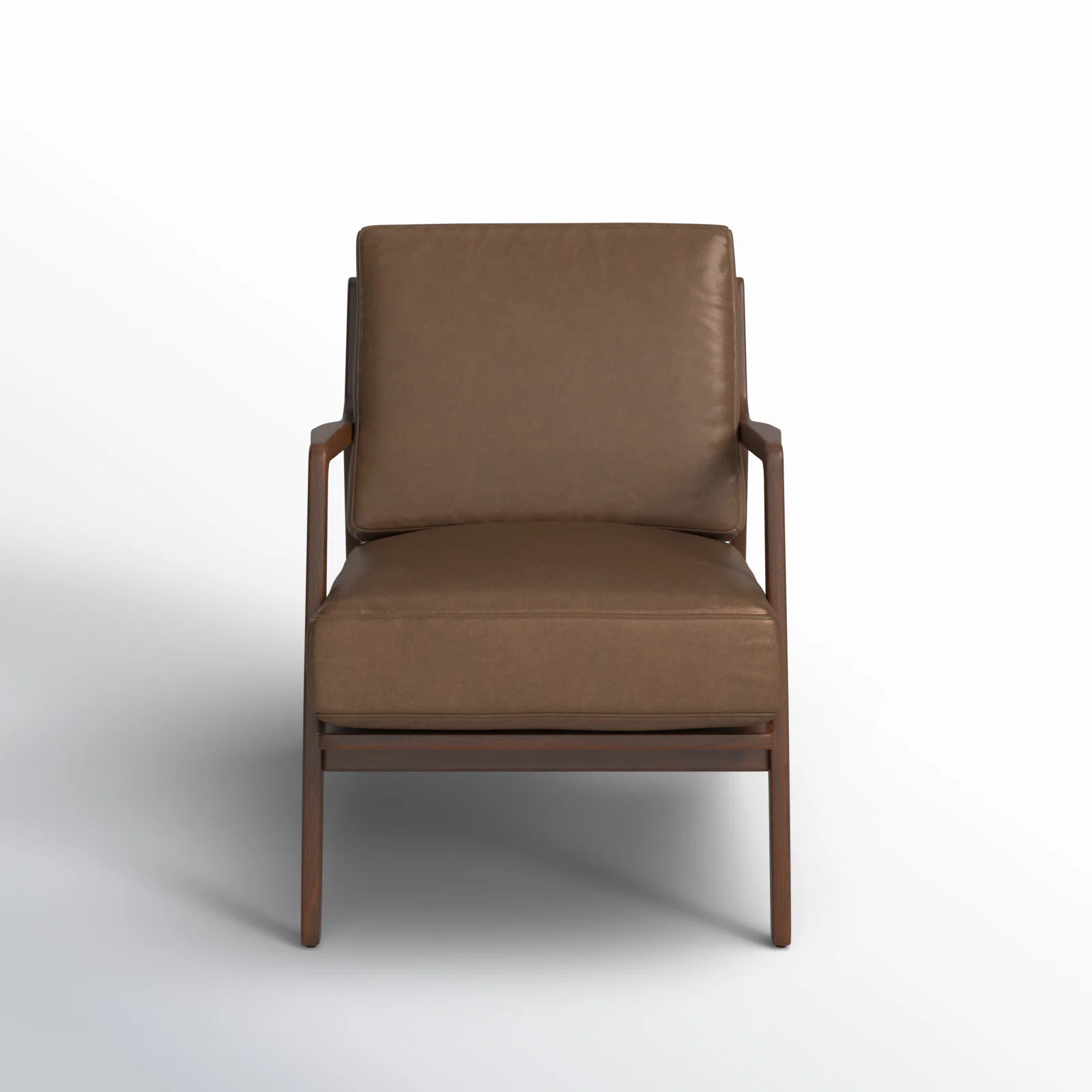 Gabe Genuine Leather Accent Chair | Joss & Main