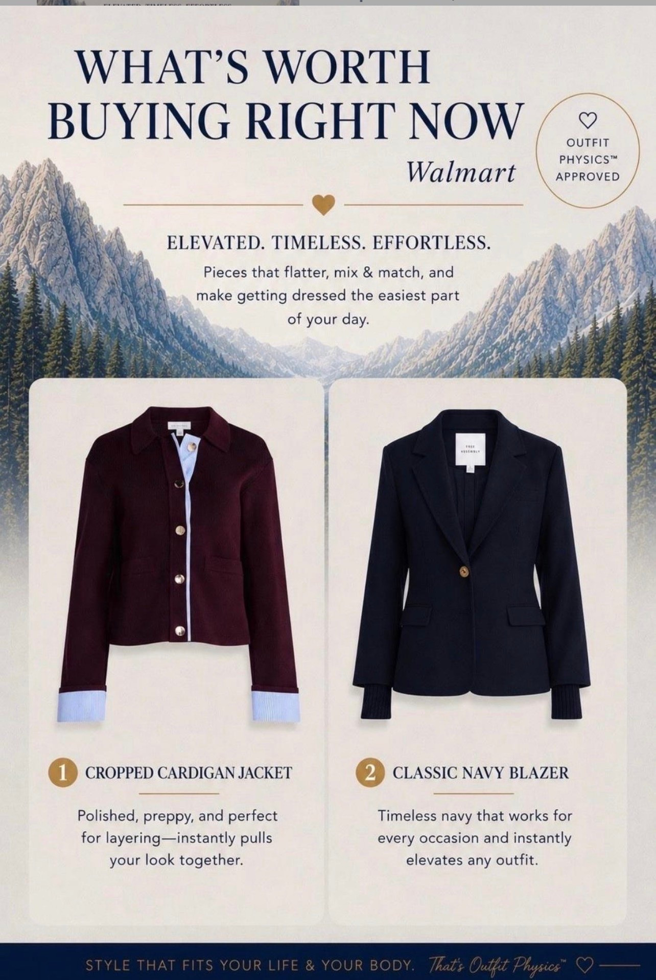 ✨Tap the bell, save and ❤️ start here over 40 fashion, midlife style, midsize fashion and luxury looks for less.  

Two Walmart pieces I think are especially worth grabbing right now 👀

The burgundy cropped cardigan jacket gives you that polished, expensive-looking layer without feeling too dressed up, and the navy blazer is one of those pieces that can instantly make jeans, trousers, or a simple dress feel pulled together.

These are the kinds of pieces I look for when I want to stay current without rebuilding my whole closet.

Buy the pieces that make everything else you own work harder.

👑 Helping you look good, feel good.-Lindsey Denver   Check back daily for belly-friendly style, confidence, and Outfit Physics™.

#LTKOver40 #LTKMidsize #LTKPlusSize

Comment SHOP below to receive a DM with the link to this post on my LTK ⬇ https://liketk.it/6mb8C

Comment SHOP below to receive a DM with the link to this post on my LTK ⬇ https://liketk.it/6mvPZ