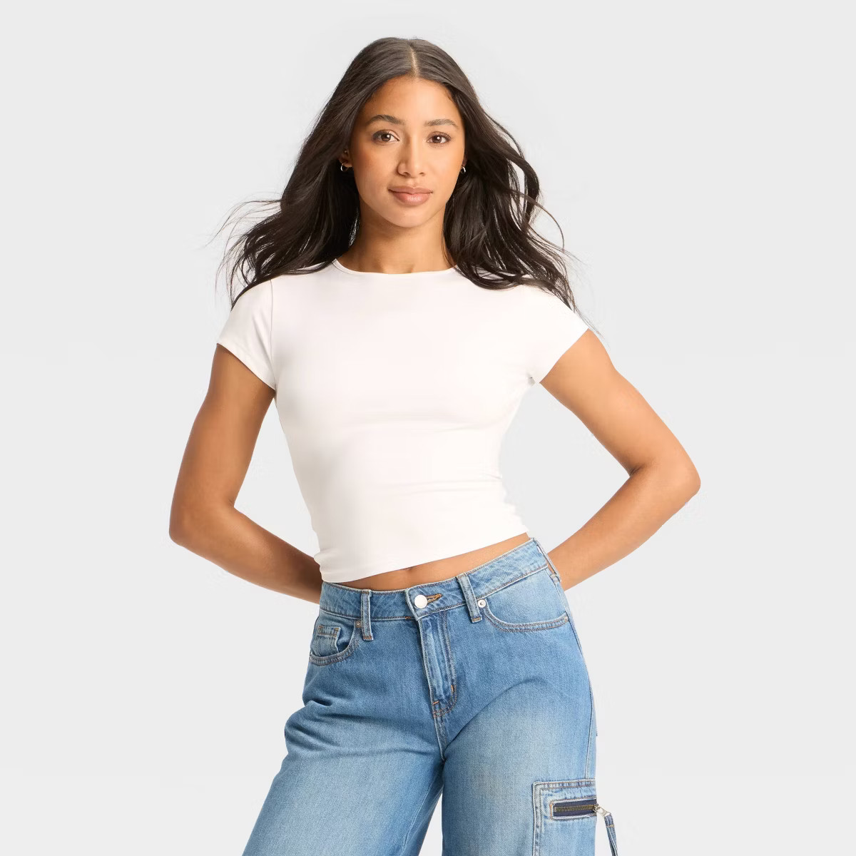 Women's Open Back Synthetic T-Shirt - Wild Fable™ | Target