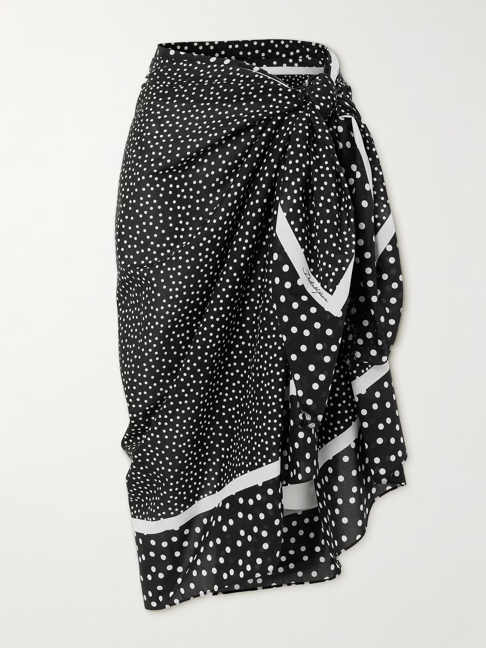 DOLCE&GABBANAPolka-dot cotton pareo | NET-A-PORTER (UK & EU)