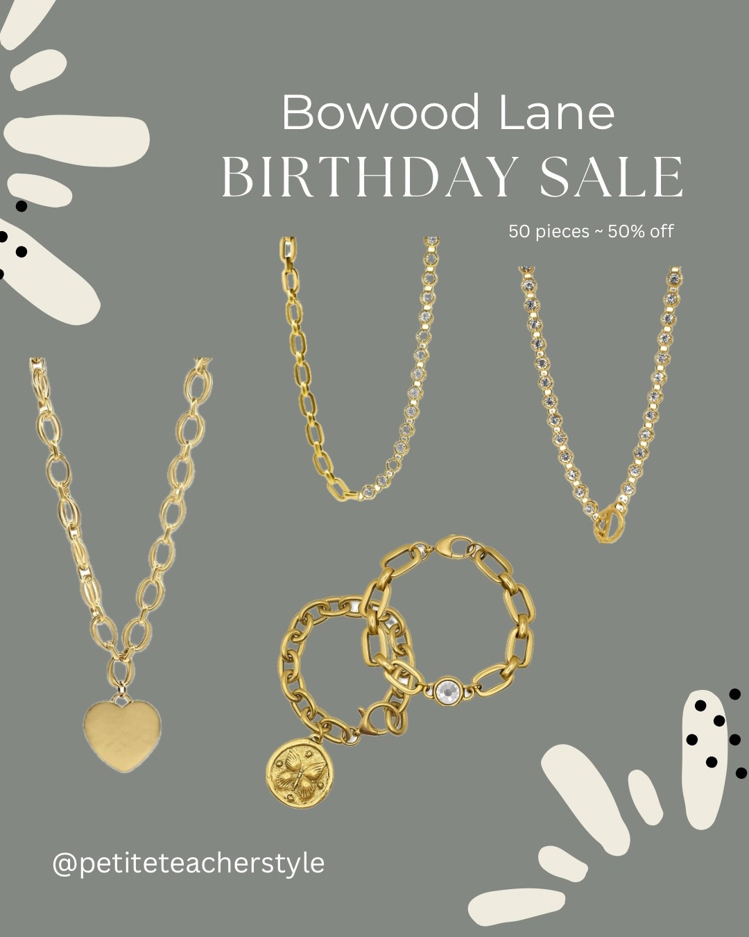 Bowwood Lane Birthday Sale 🎉


50 pieces ~ 50% off
Linked some of my favorites but you can shop any part of the Birthday Sale through my links 🫶🏼