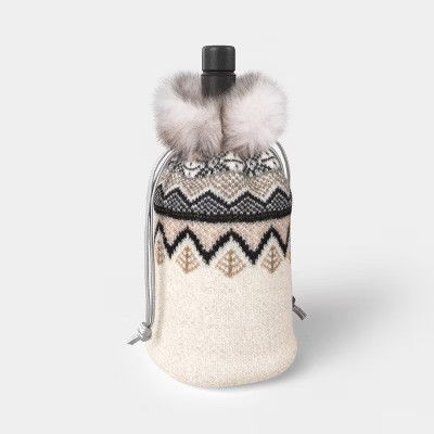 Fairisle Wine Carrier White - Threshold™ | Target