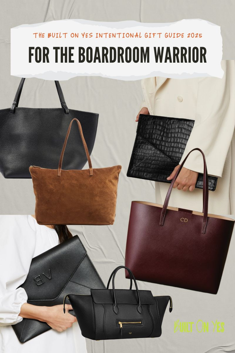 B*Y Intentional Gift Guide: 
FOR THE BOARDROOM WARRIOR

The Intention: Confidence

She’s sharp, she’s strategic, she’s in a constant state of optimizing her calendar. These are the best bags for her! 

 #LTKGiftGuide #LTKdayinmylife #LTKWorkwear