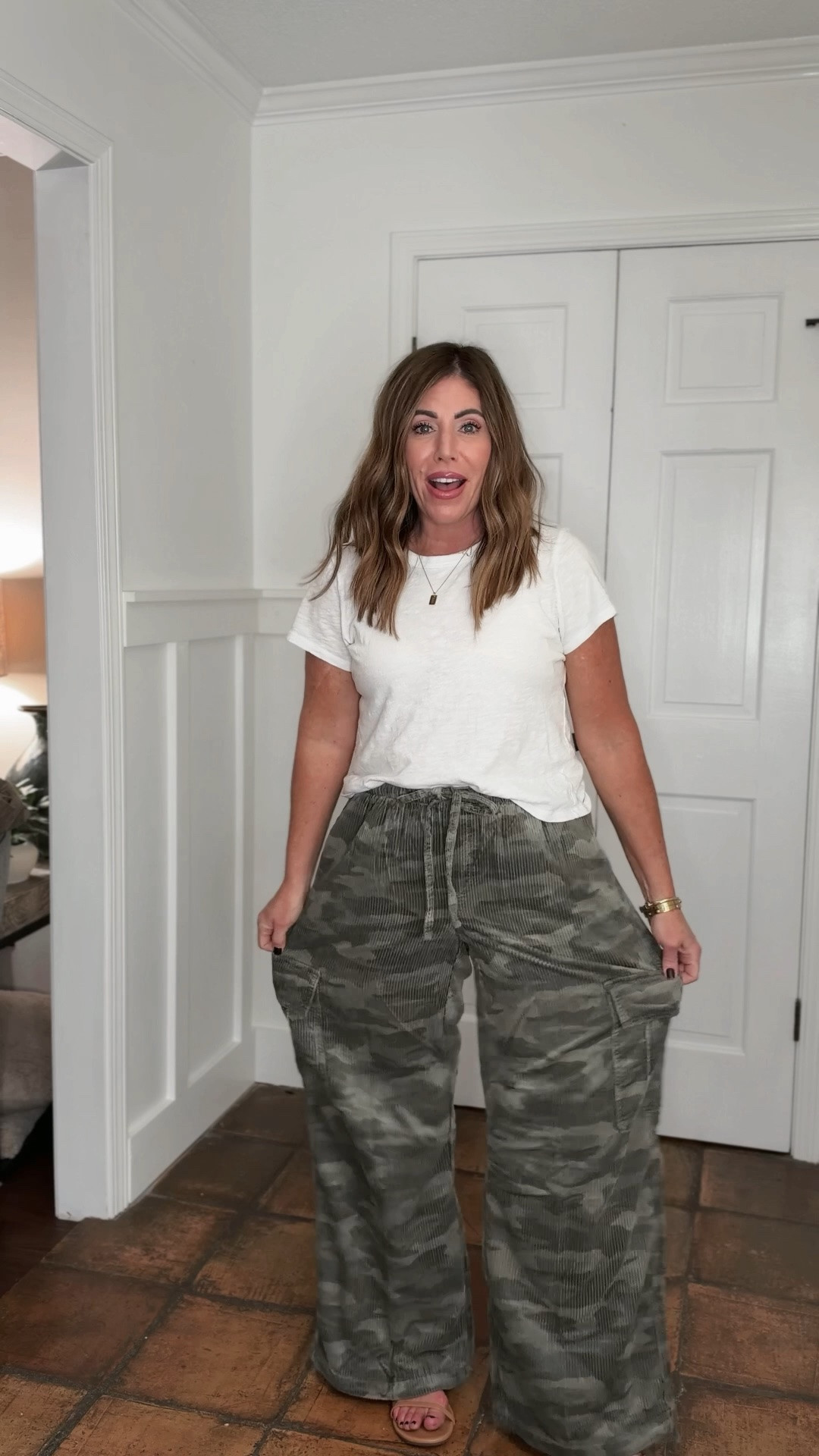 The comfiest corduroy pants ever and they are the softest wide leg camo print with a cargo style that can be worn as a balloon jogger or an ultra wide leg! I come in several colors, and I am wearing a medium 🚨 currently on sale 40% off🚨

#LTKOver40 #LTKSaleAlert #LTKootd