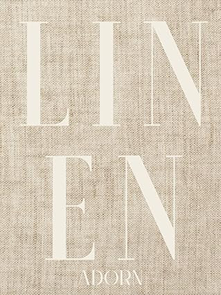 Linen Adorn: Photographed Linen Decor Book For Decorative Display | Thick Spine For Visual Statem... | Amazon (US)