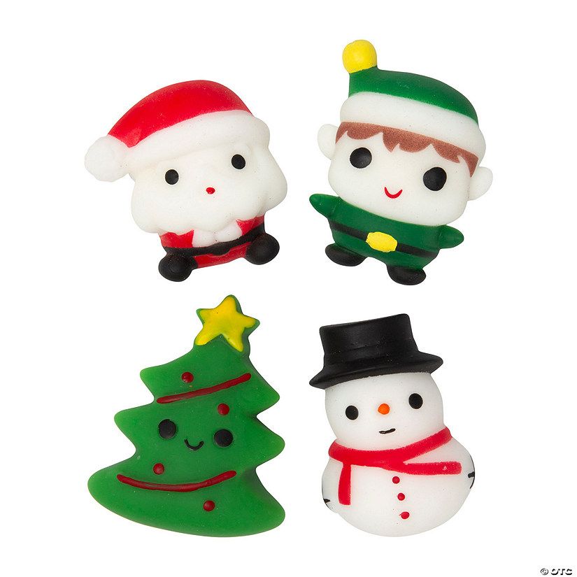 Christmas Character Mochi Squishies - 12 Pc. | Oriental Trading Company