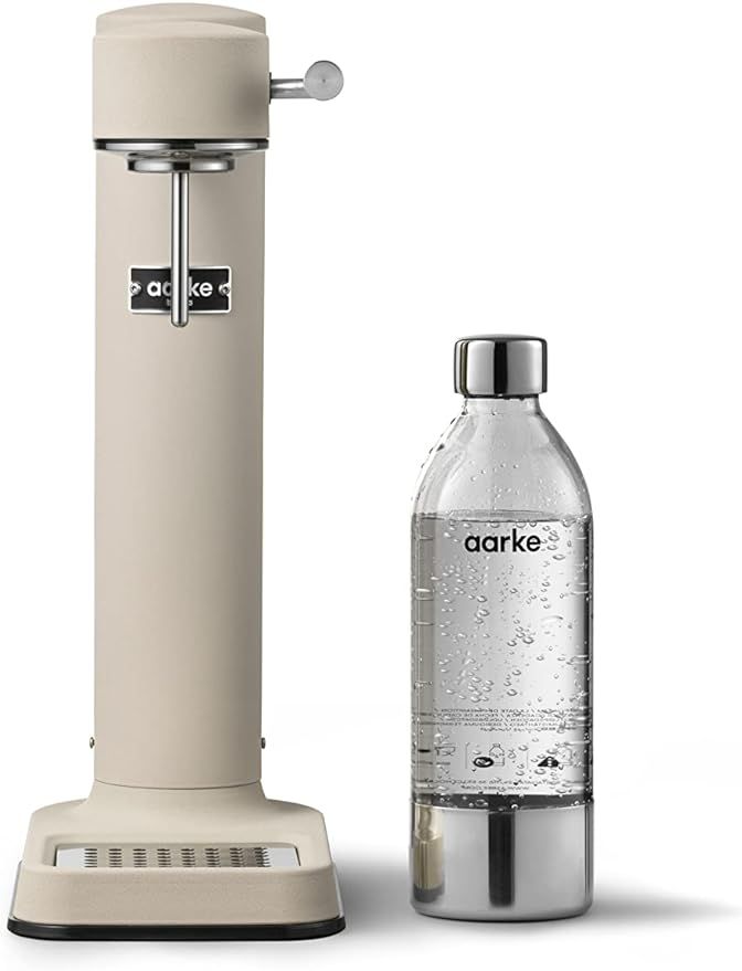 Aarke Carbonator 3, Sparkling Water Maker with Water Bottle, Special Edition Sand | Amazon (UK)