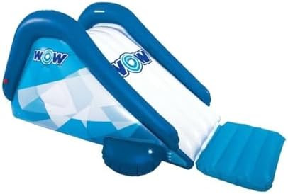 Wow Sports Cascade Inflatable Pool Slide - Blow Up Waterslide - Built-in Water Sprinkler - for Ki... | Amazon (US)