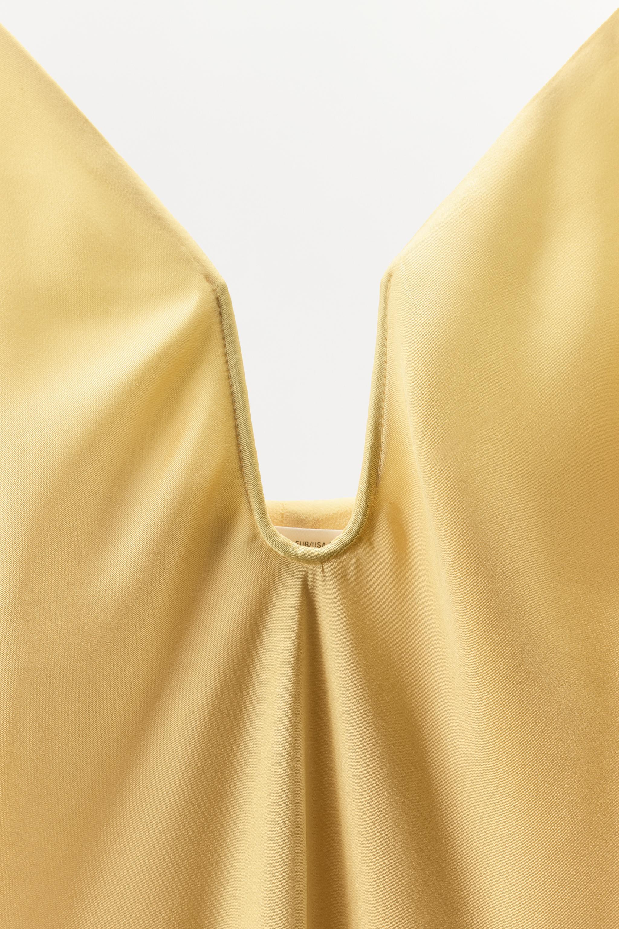 100% VISCOSE LONG DRESS | Zara US