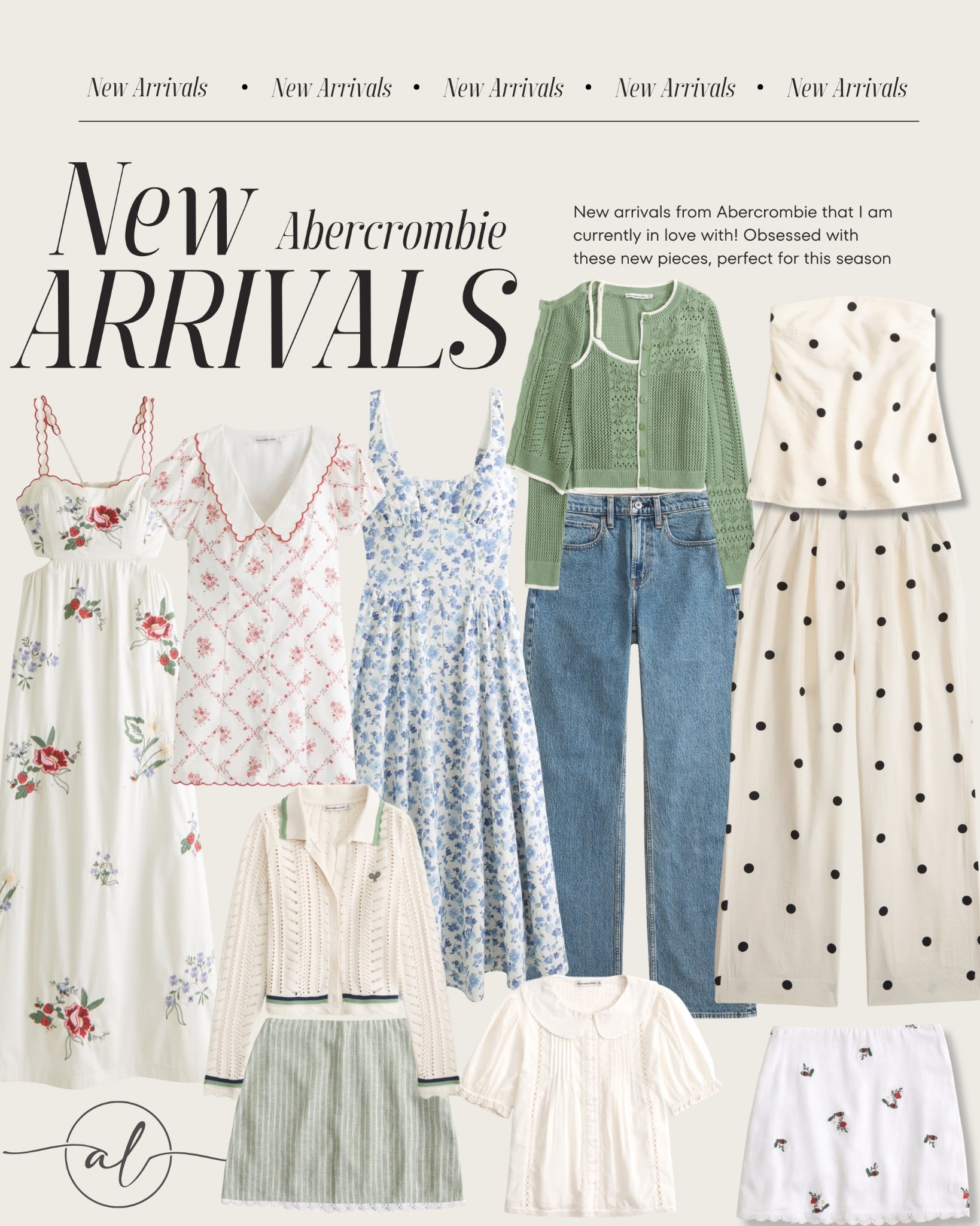 New arrivals from Abercrombie that I am currently in love with! Obsessed with these new pieces, perfect for this season

#LTKSeasonal #LTKU #LTKootd