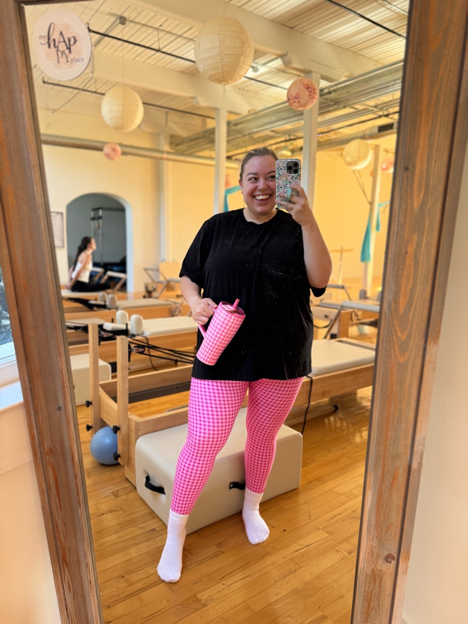 Pilates tonight with my matching BruMate and leggings ☺️🩷

#LTKPlusSize #LTKActive #LTKootd