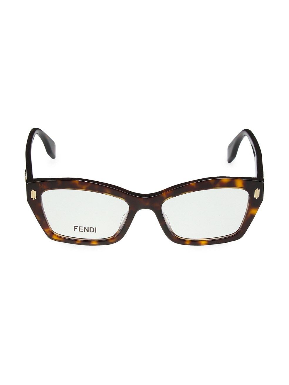 Fendi Fendi Bold Rectangular Optical Glasses | Saks Fifth Avenue