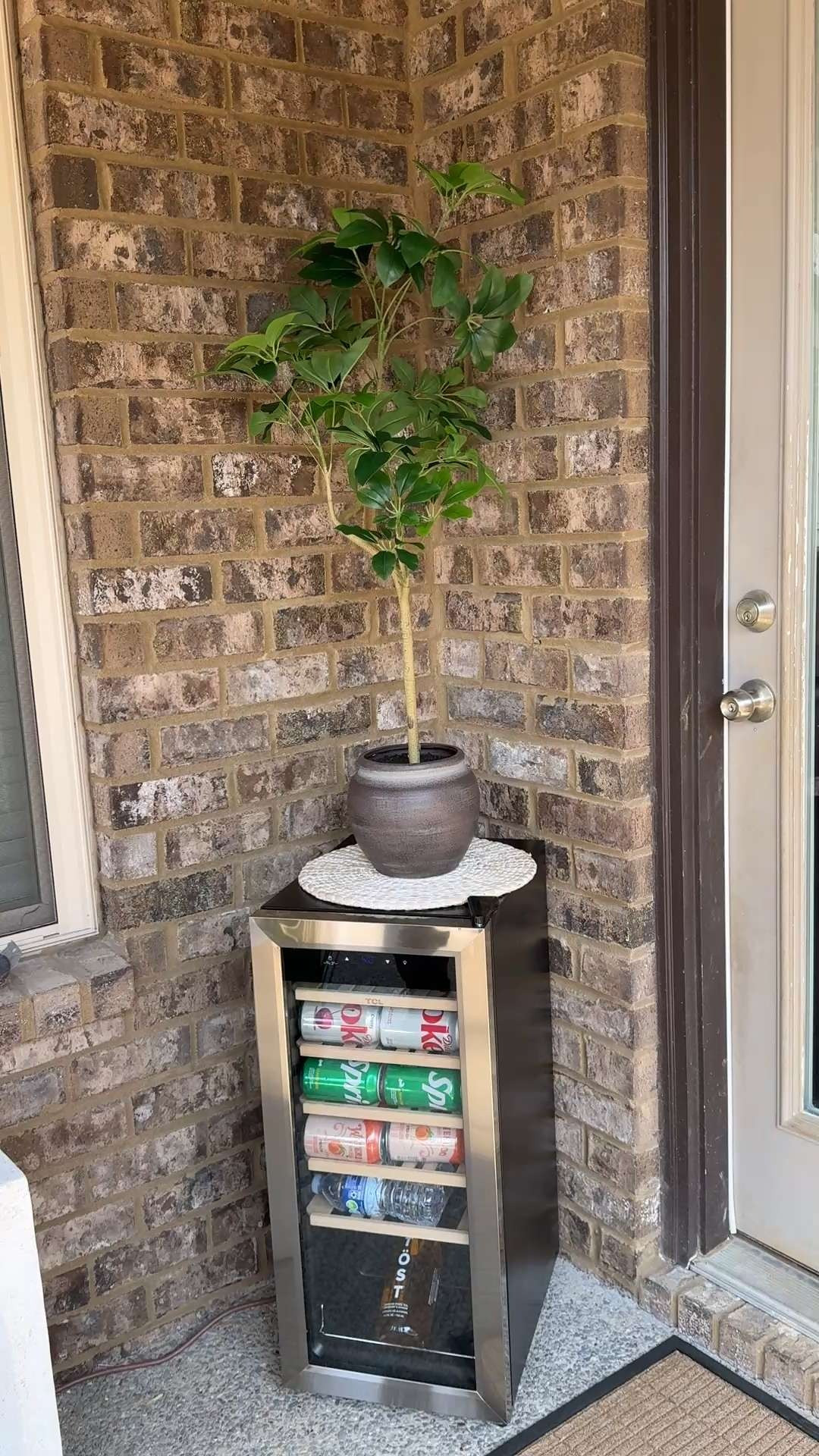 Saw this tree at Target today and had to bring her home! Fits perfectly in small areas and looks so real! 

faux tree, plant, outdoor plant, patio 

 #LTKdayinmylife #LTKSeasonal #LTKHome
