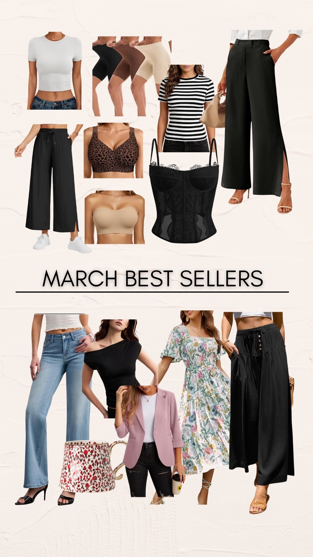 I wear my true size large in everything except the following: SLIP SHORTS - I sized up to an XL for a comfier fit // JEANS - I sized up to a 32 (size 14) since these are mid-rise and fit lower on the hips // BLAZER - I sized up to a 14, this runs small! 

#LTKMidsize #LTKWorkwear #LTKPetite