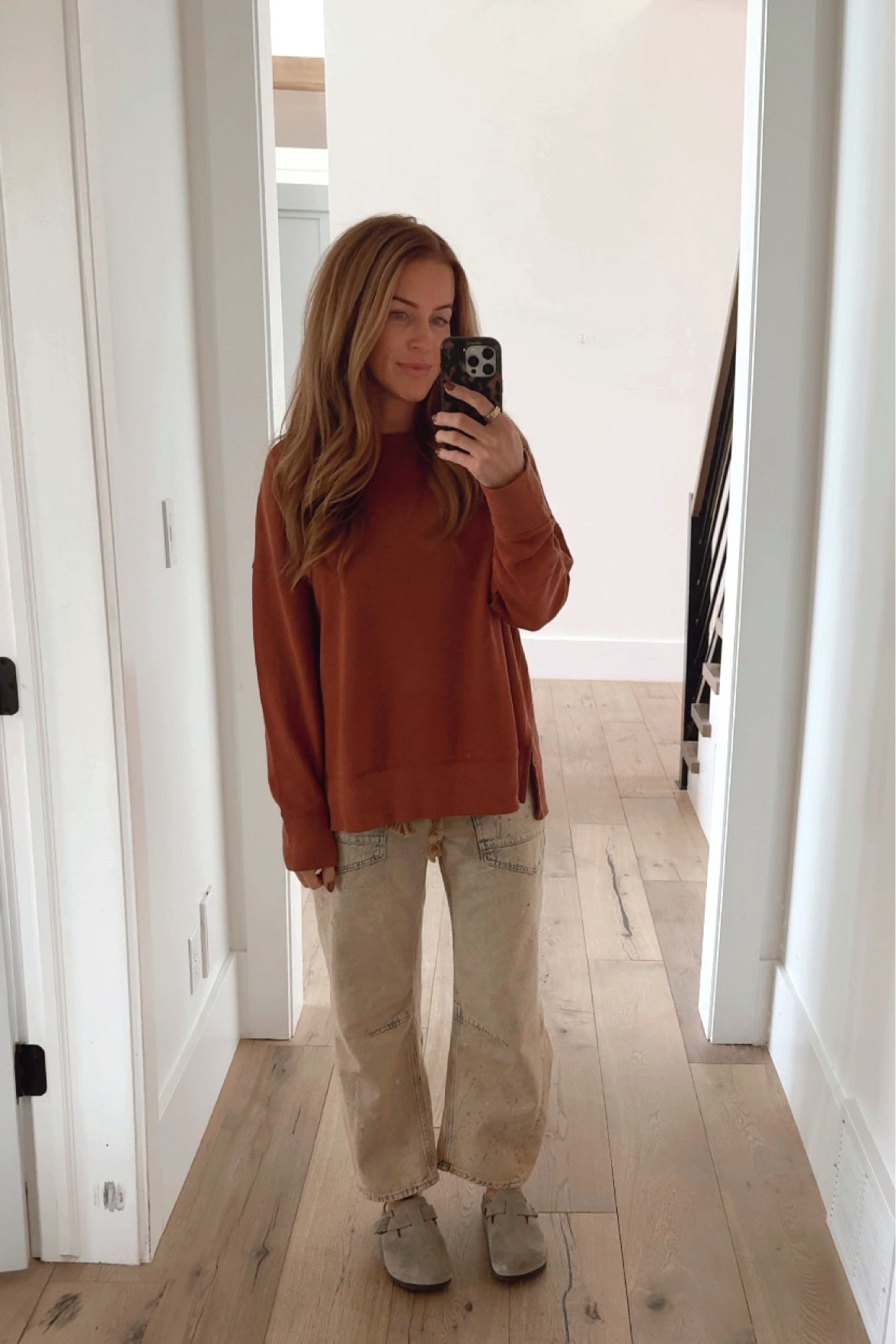 Seriously can’t get over that this sweatshirt is under $13! Comes in 9 colors and the fall ones they just launched are soooo cute. I’m sized up 2 sizes to a large in it for the oversized look! #walmartpartner #walmartfashion @walmartfashion