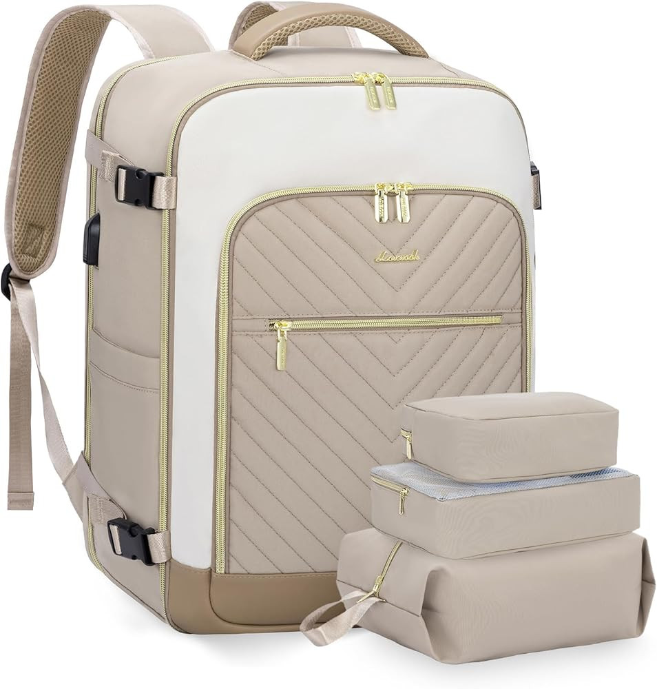 LOVEVOOK Large Travel Backpack for Women, TSA Carry on Backpack for Airplanes, 40L Personal Item ... | Amazon (US)