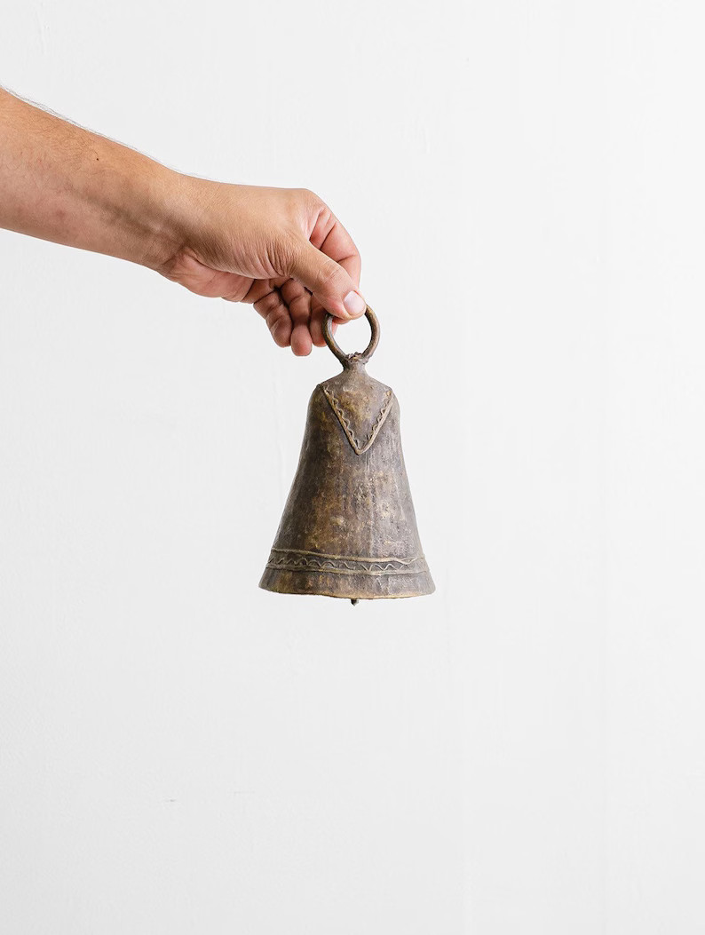 Antique African Cow Bell free Shipping | Etsy | Etsy (US)