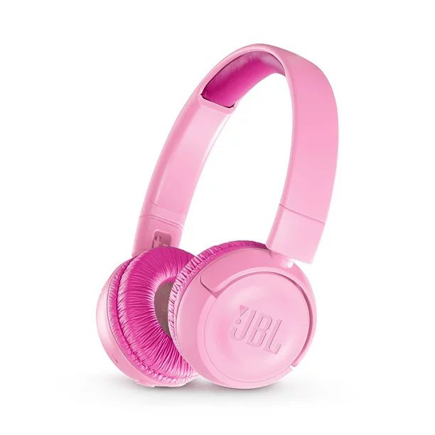 JBL JR 300BT Kids On-Ear Wireless Headphones with Safe Sound Technology (Pink) - Walmart.com | Walmart (US)