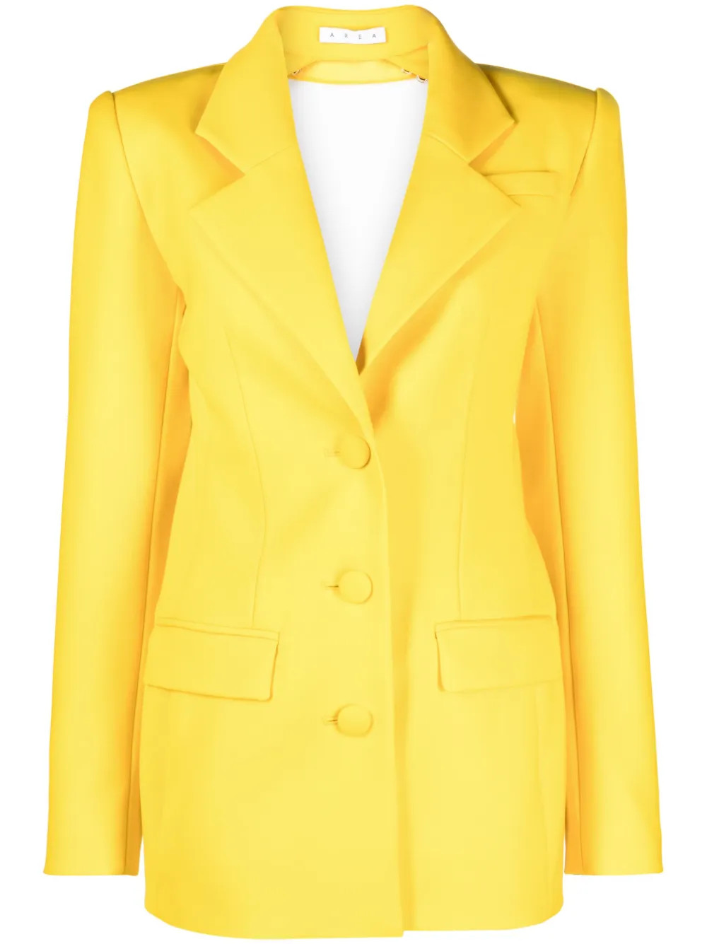 AREA crystal-embellished Blazer Minidress - Farfetch | Farfetch Global