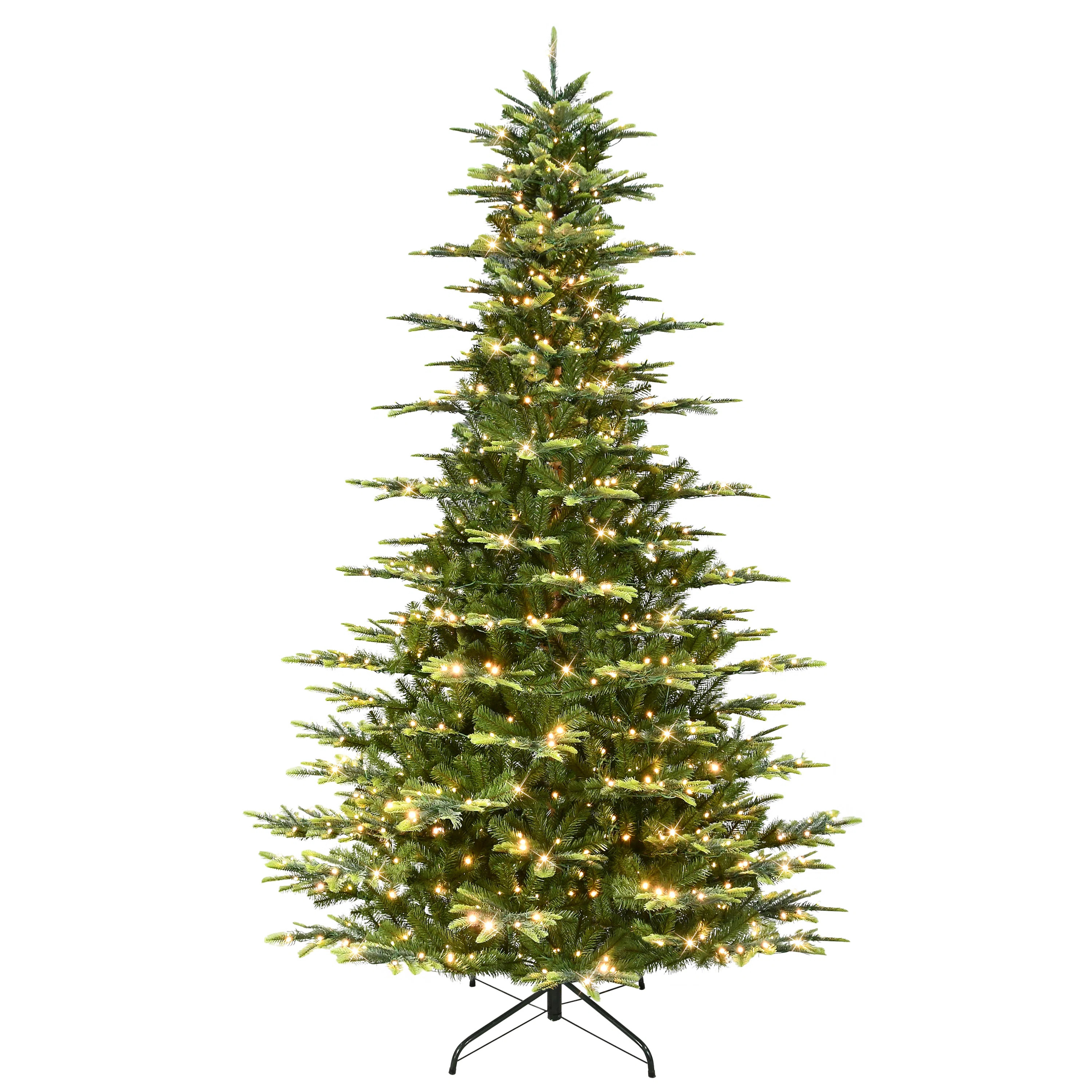 The Holiday Aisle® 9 Ft. Pre-Lit Aspen Fir Artificial Tree | Wayfair | Wayfair North America