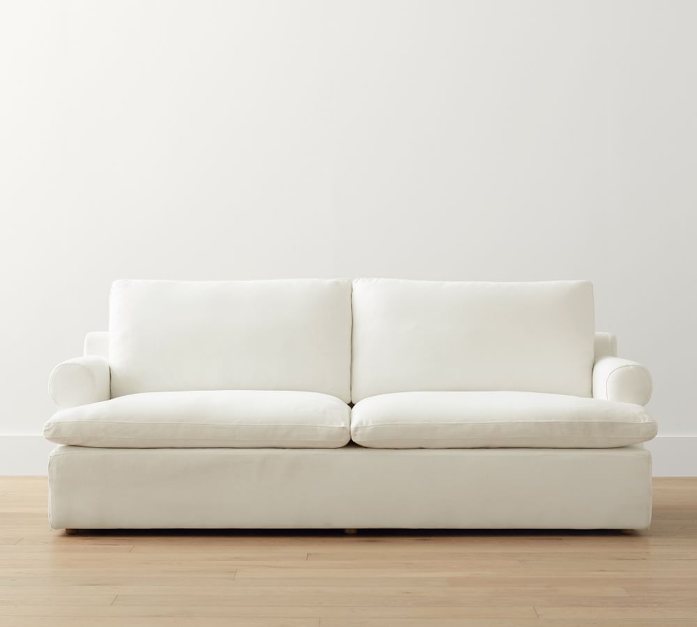 Newport Roll Arm Upholstered Sofa | Pottery Barn (US)