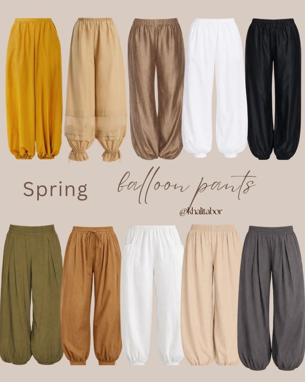 Comfort but make it cute 🤍 Balloon pants are airy, flattering, and perfect for everyday wear. You’ll want these in every color.

// Pants, Balloon Pants, Women Pants 

 #LTKgrwm #LTKootd #LTKSeasonal