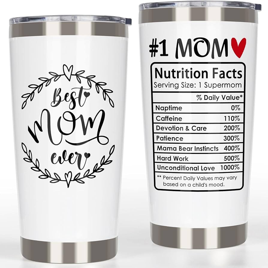 Breezy Valley #1 Mom Gifts Tumbler, Mothers Day Gifts for Moms from Daughter Son Husband - Best M... | Amazon (US)