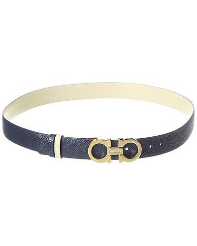 Ferragamo Gancini Reversible & Adjustable Leather Belt | Gilt & Gilt City