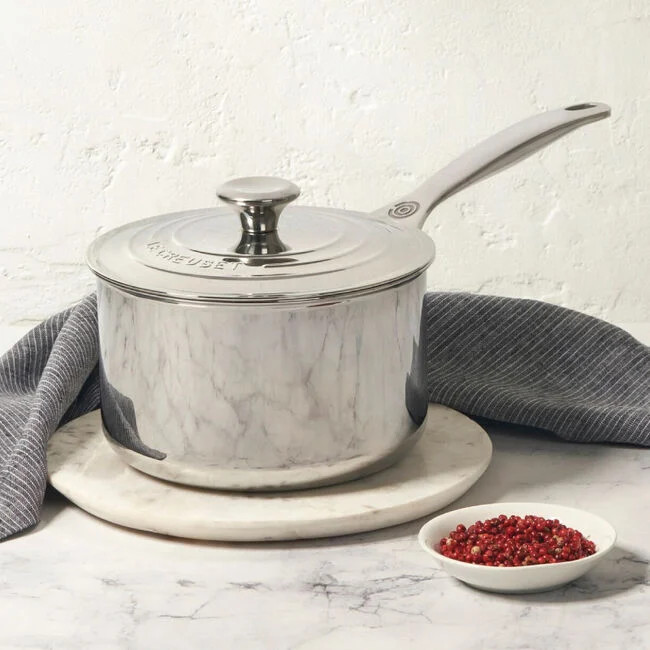 Signature Stainless Steel Saucepan | Le Creuset