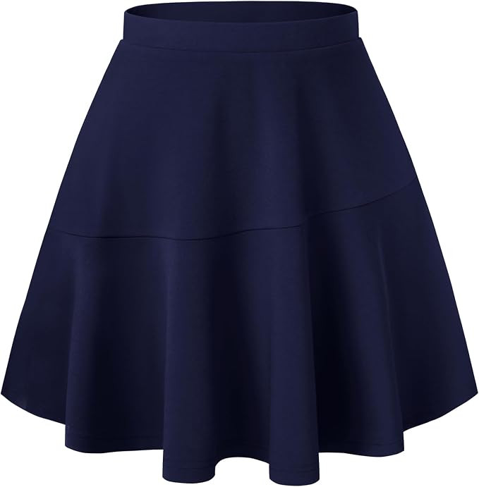 Kate Kasin 2025 Fall Mini Skirt for Women, Pleated Flowy Short Skirts, High Waisted Flared Skater... | Amazon (US)