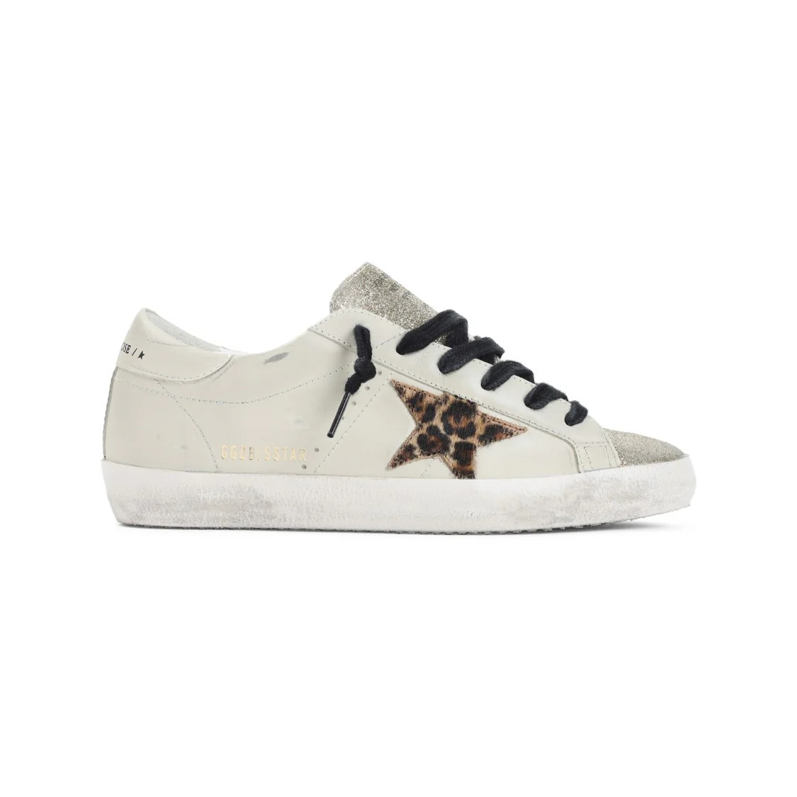 Leopard Print Star Accent Sneakers | Shop Simon